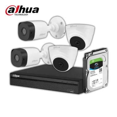 Jual Paket cctv dahua 4 ch analog 2mp Harga Murah