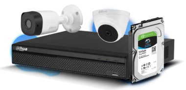 Jual Paket cctv dahua 2 kamera 2mp Harga Murah