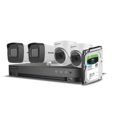 Jual PAKET 4 KAMERA HIKVISION 2MP Harga Murah