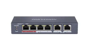 Jual Switch POE Hikvision DS-3E0106P-E/M 4 port + 2 uplink Harga Murah